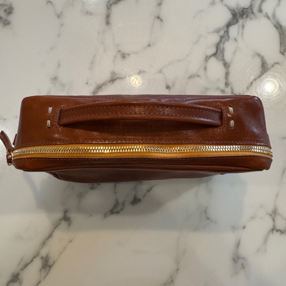 Clare V maribel brown top handle crossbody bag - Picture 2 of 13
